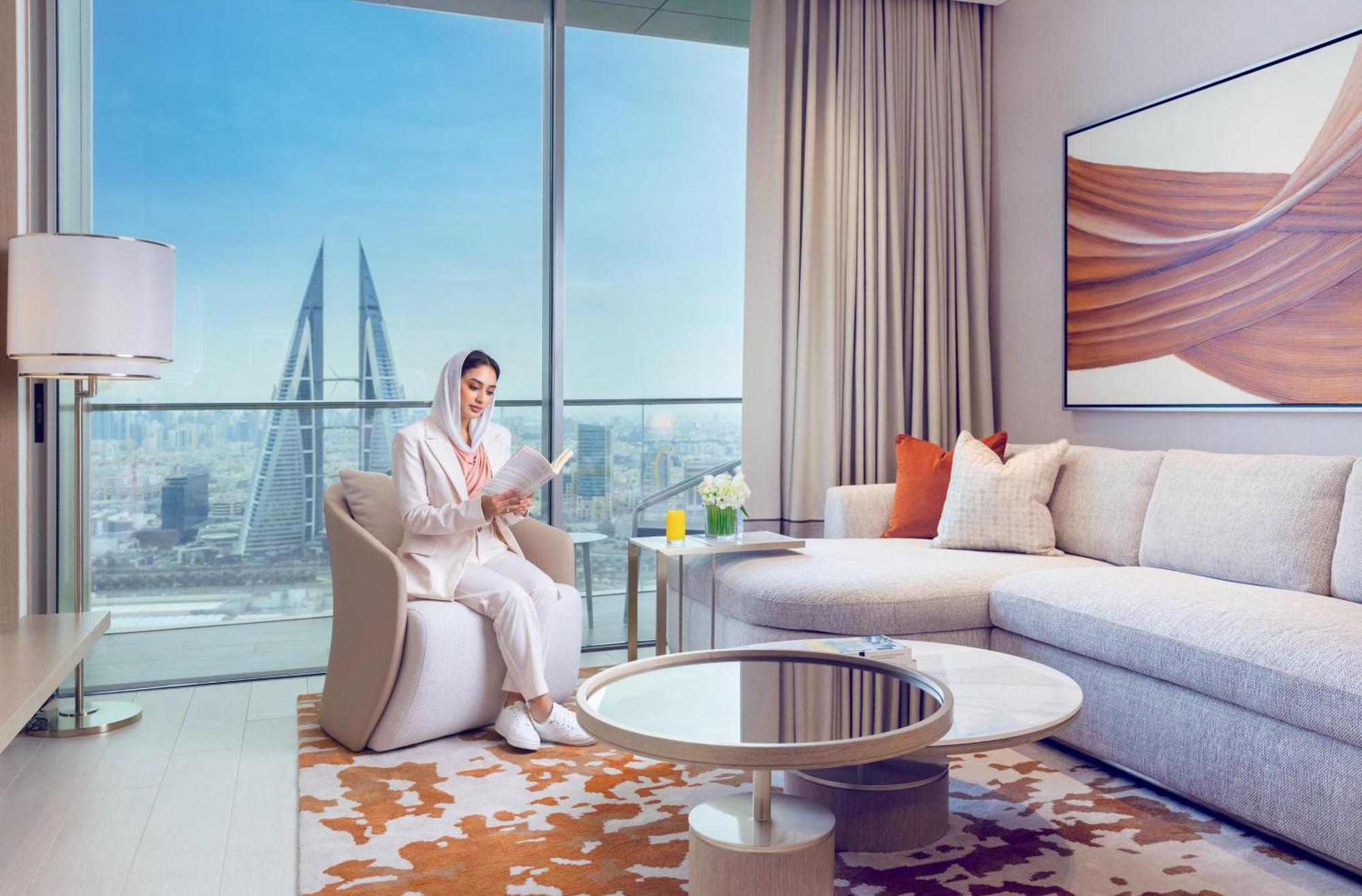Onyx Rotana Hotel Manama Exterior foto A living room at the Address Downtown Hotel